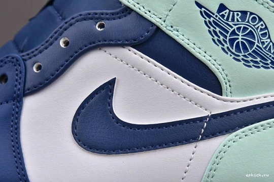 Rep EP 554725-413 554725-413 Mid Blue Jordan 1 Mint 0317